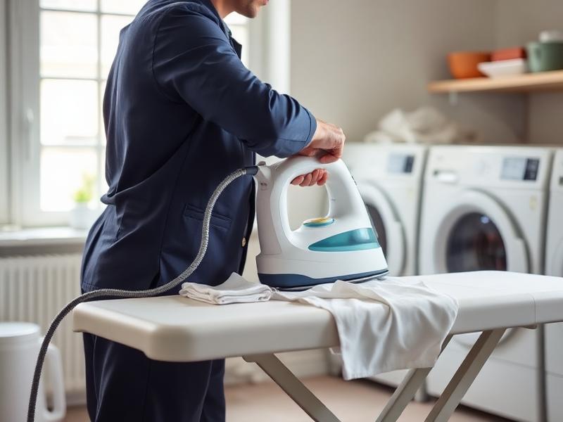 Professional steam ironing